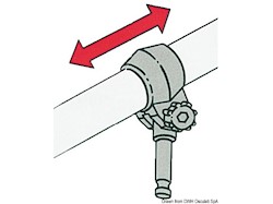 Scalmo plastica/ottone 12 x 23 mm