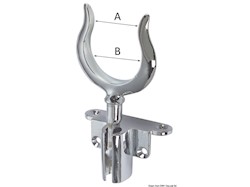 Speciale scalmo in ottone cromato