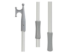 Gancio accosto telescopico Color bianco