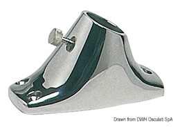 Base inox per asta 35.390.10