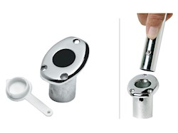 Base portabandiera ad incasso