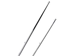 Asta bandiera inox con pallina 750 mm