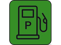 Adesivo carico diesel (foglio da 10 loghi) 25x27