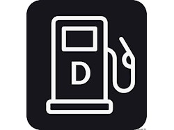 Adesivo carico diesel (foglio da 10 loghi) 25x27