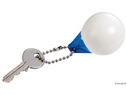 Portachiavi parabordo tondo blu/bianco