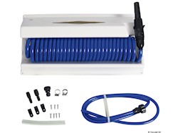 Contenitore con tubo acqua spiralato