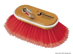 Spazzolone 6" fibre morbide e medie rosse