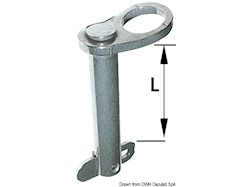 Spinotto inox 50 mm Ø 6 mm B