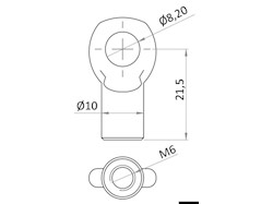 Testine in inox piatte x 38.009.xx / 38.010.xx