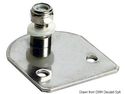 Piastrina piana filetto 8 mm compact