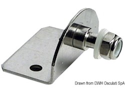 Piastrina 90° filetto 8 mm esterno