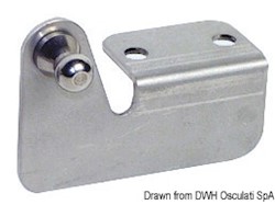 Piastr.squadra sbalzo sfera SX