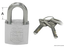 Kit 4 lucchetti inox 20x30 mm