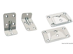 Serie mensole in acciaio inox