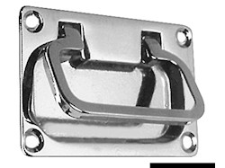 Maniglia in ottone cromato