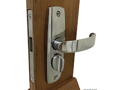 Serratura ad azionamento magnetico con blocco