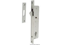 Serratura inox per porte scorrevoli