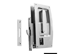 Serratura a incasso con blocco per porta scorrevole