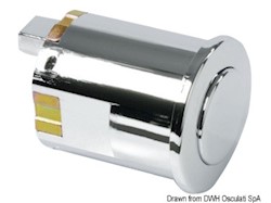 Pomello finitura cromata