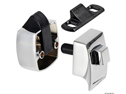 Pulsante in ottone completo di serratura