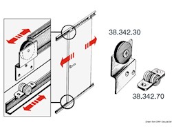Carrello coulisse 38x15
