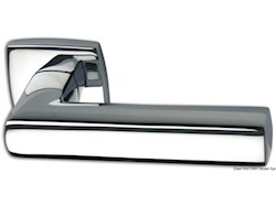 Coppia maniglie Square in ottone cromato