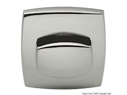 Rosetta ottone cromato quadro 7 mm