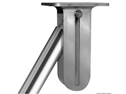 Staffa opzionale in inox per apertura d'emergenza