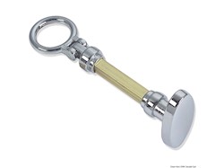 Maniglietta ottone cromato 8 mm