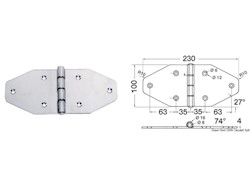 Maxi cerniera 230x100 mm