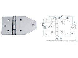 Maxi cerniera 180x100 mm