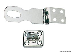 Ferma gavoni inox 64x29 mm