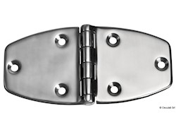 Cerniera inox trapezoidale 153x75x3,6mm