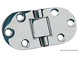 Cerniera a filo 76x38 mm