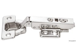 Cerniera in acciaio inox con ammortizzatore in ABS