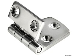 Cerniera inox mm 57x38 rovesciata