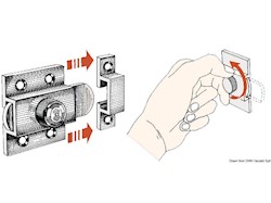Targhetta ottone nichel 35x45
