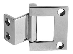 Cerniera eccentrica per sportelli collo alto