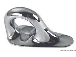 Anello trazione bronzo cromato 90 x 40 mm