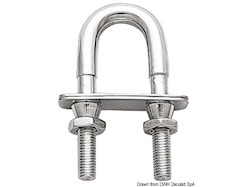 Cavallotto con dado sicurezza M12