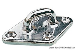 Golfare inox 4 fori 79 mm