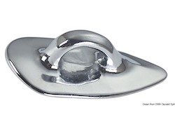 Anello parabordi bronzo cromato 80x35x25 mm