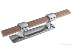 Bitta ottone cromato e legno mm 260