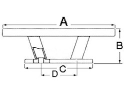Bitta inox Nordik 150 mm