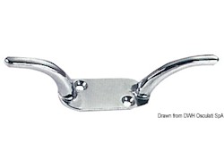 Galloccia ottone cromato mm 130