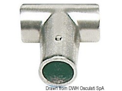 Raccordo lega leggera T 90° 25 mm