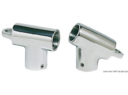 Raccordo T 60° 22mm c/occhio