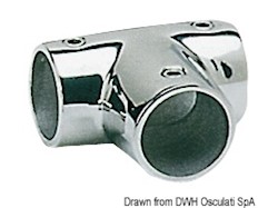 Giunto inox T 90° 25 mm