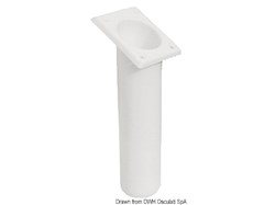 Portacanne polipr. quadrato UV stab. bianco 240 mm