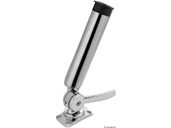 Portacanne orientabile in acciaio inox 316 per fissaggio su piano